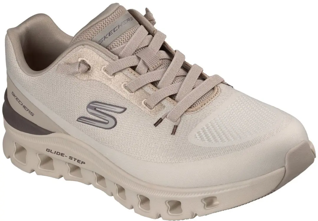 Skechers Glide Step Pro Waverra Slip Ins - Heren Sneakers 44 - Taupe - afbeelding 2 van 6