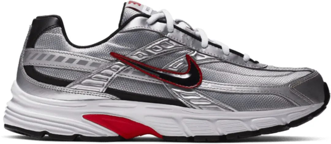 Nike Initiator Heren Schoenen - 43 - Zilver/Zwart/Rood