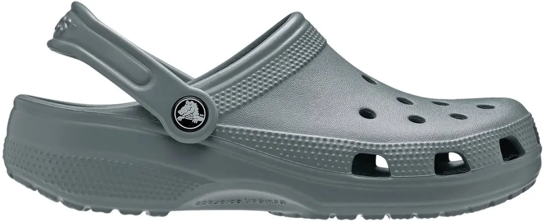 Crocs Classic Clog Instappers - Donkergrijs - Maat 42/43