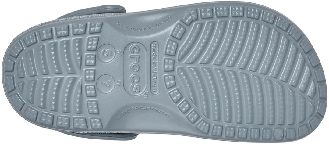 Crocs Classic Clog Instappers - Donkergrijs - Maat 42/43