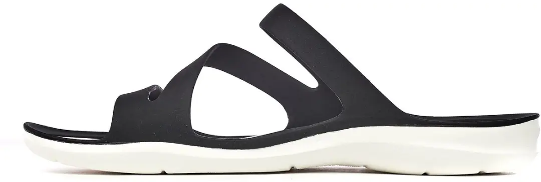 Crocs Swiftwater Dames Sandalen 203998-066 - Zwart/Wit - afbeelding 6 van 6