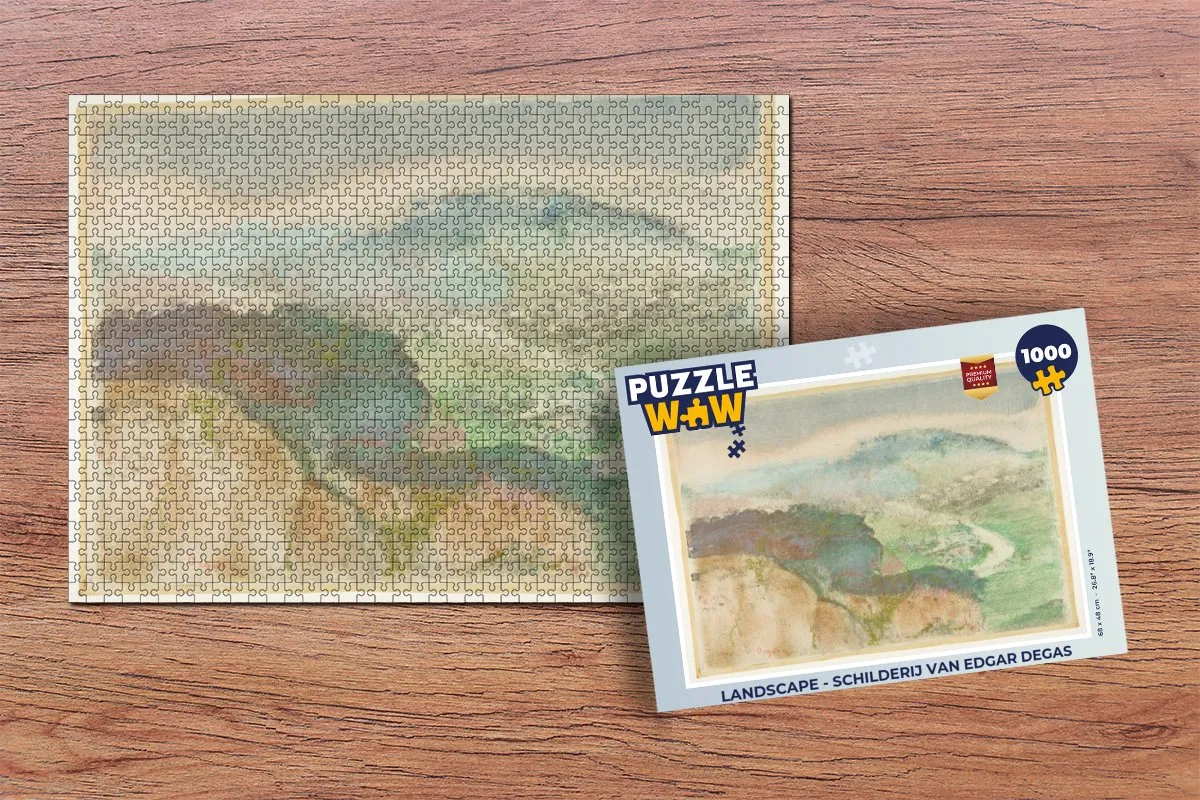 PuzzleWow Legpuzzel Edgar Degas 1000 Stuks - Multicolor