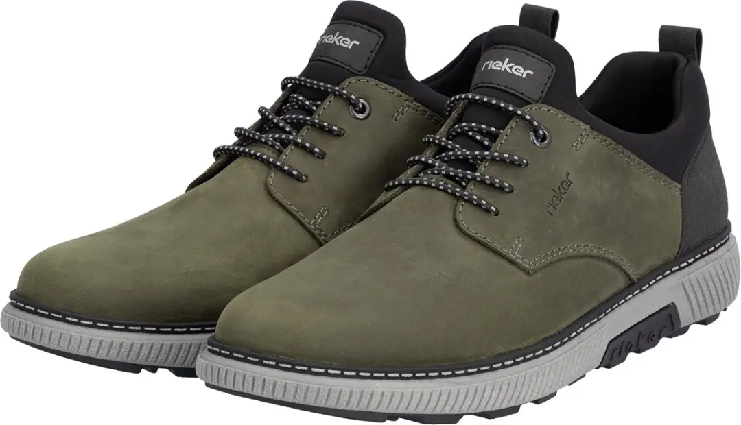 Rieker heren veterschoenen lage schoenen zakelijke schoenen leren schoenen B3360
