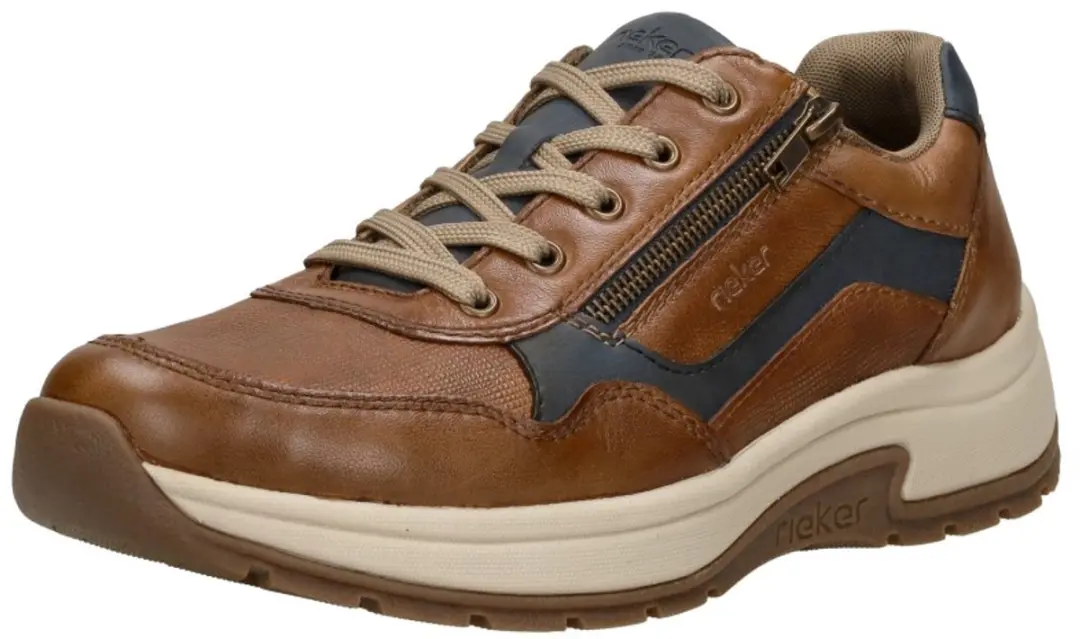 Rieker Heren Sneakers - Bruin - Maat 42