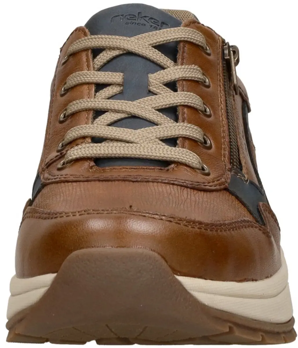 Rieker Heren Sneakers - Bruin - Maat 42
