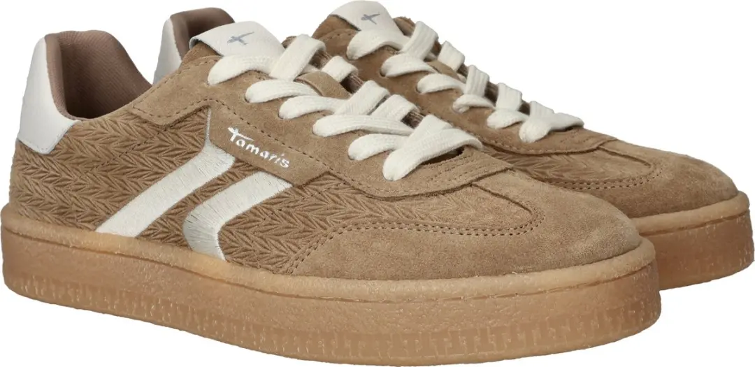 Tamaris 101234 Sneakers - Bruin Suede - Maat 40