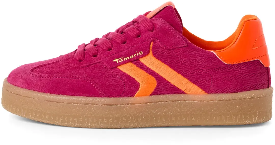 Tamaris 101237 Sneakers - Roze Suede - afbeelding 2 van 6