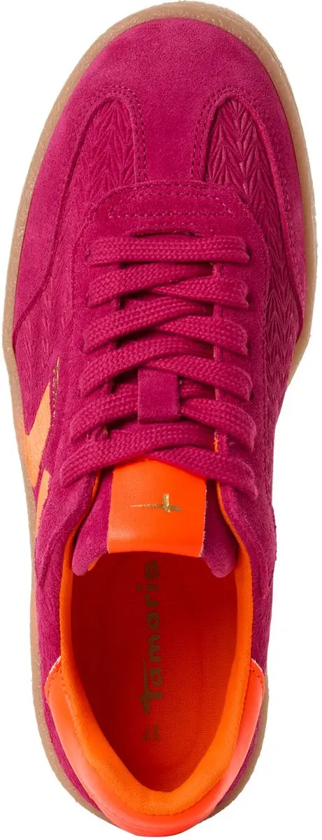 Tamaris 101237 Sneakers - Roze Suede - afbeelding 5 van 6