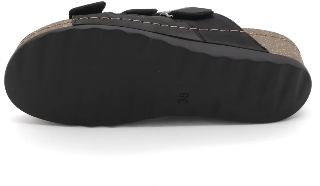 Rohde Dames Slipper 5433-90 Slides - Zwart
