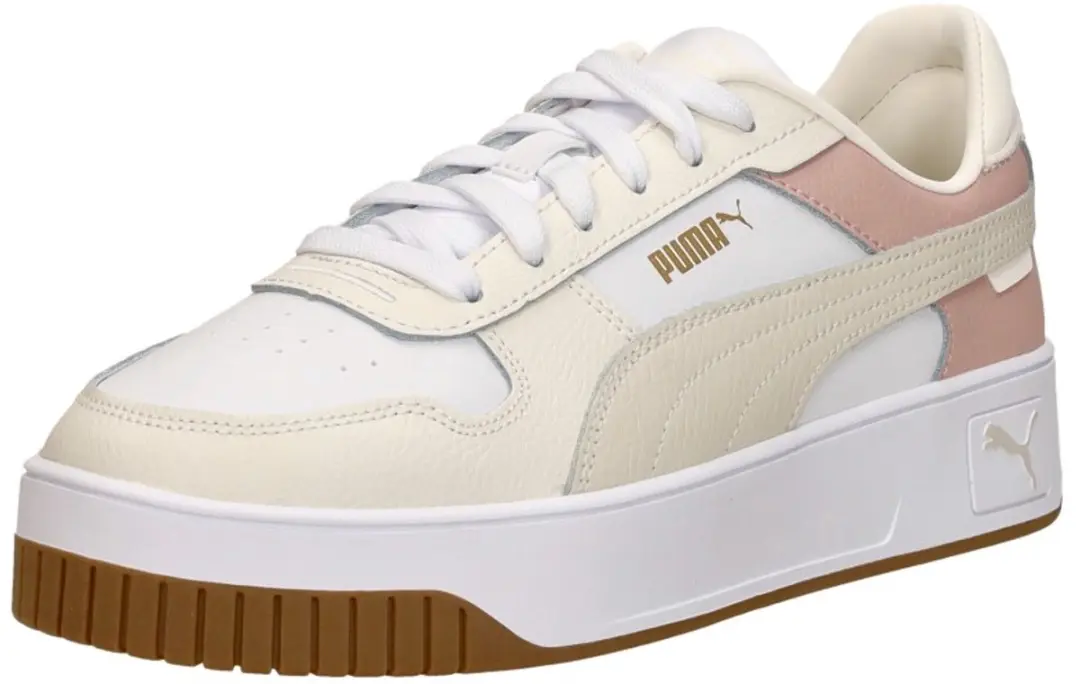 PUMA Carina Street Dames Sneakers - PUMA White-Alpine Snow-Frosted Ivory - afbeelding 4 van 6