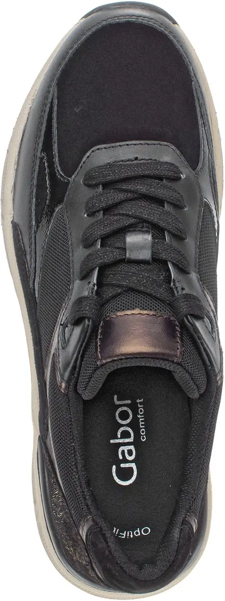 Gabor 585.2 Dames Sneakers - Zwart