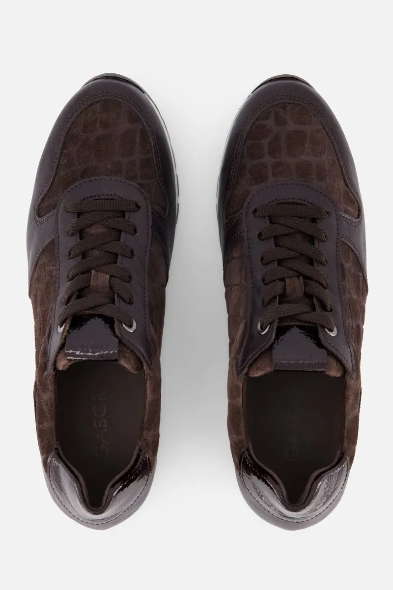 Gabor Sneakers 102415 - Bruin Suede - Maat 37.5