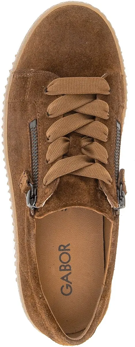 Gabor 6010.02 Dames Sneakers - Cognac - 39
