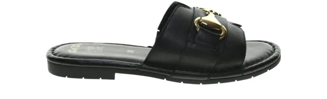 Zwarte Slipper Leder Ara Valldemossa maat 38