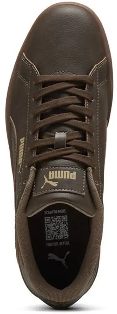 PUMA Smash 3.0 Crafted Leather Sneakers - Chocolade - afbeelding 5 van 6