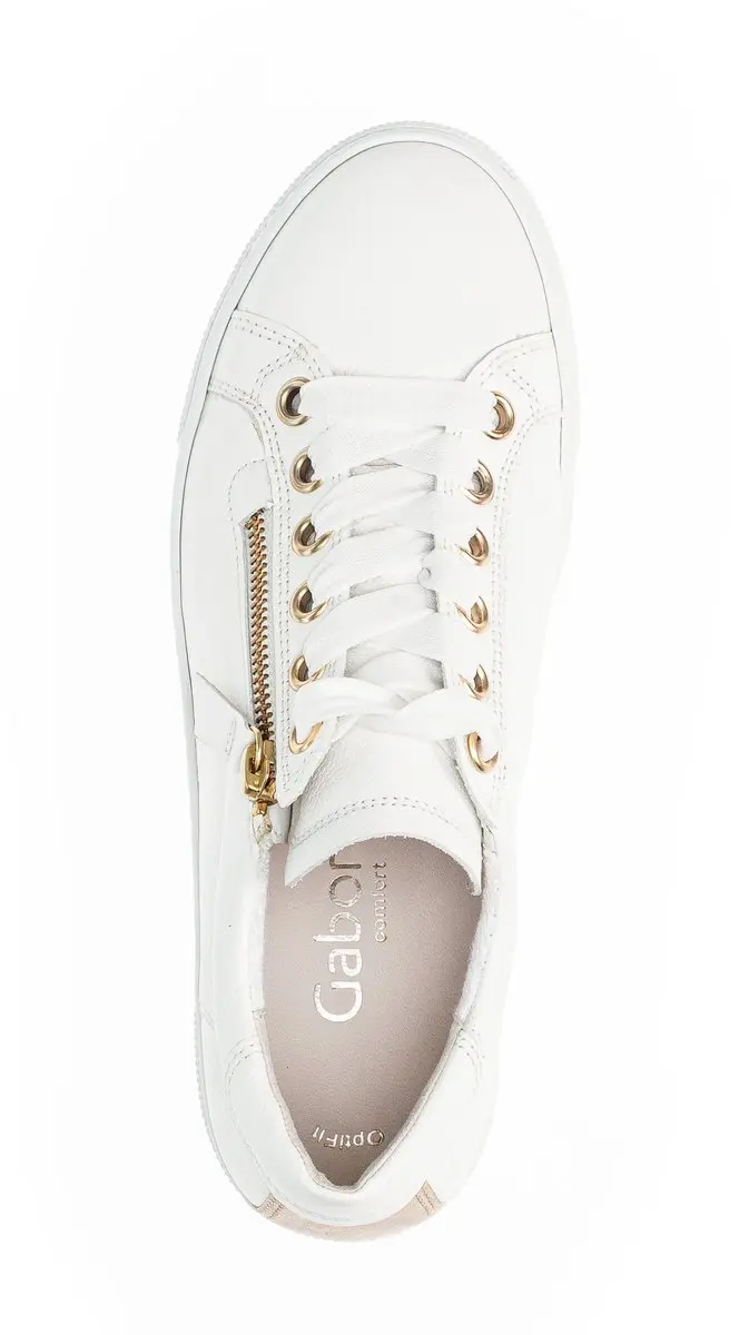 Gabor 465 Sneakers Dames - Leer - Wit - afbeelding 5 van 6