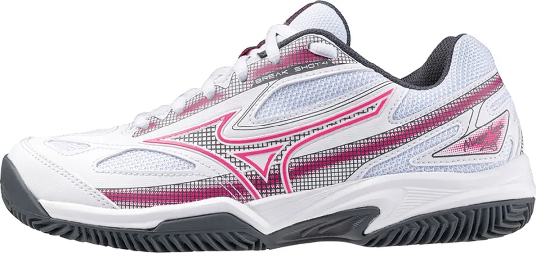 Mizuno BREAK SHOT 4 CC WOS tennisschoenen dames gravel 61GC232658 wit