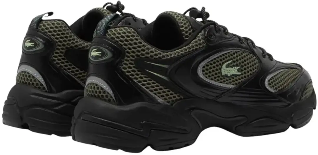 Lacoste Storm 96 2K Sneakers - Heren 44 - Zwart/Lichtgroen - afbeelding 3 van 6