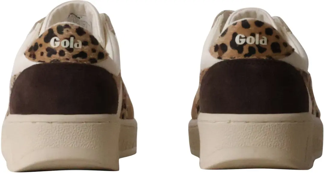 Gola Grandslam Safari Quadrant Leren Sneakers - Wit