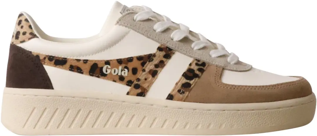 Gola Grandslam Safari Quadrant Leren Sneakers - Wit - afbeelding 6 van 6