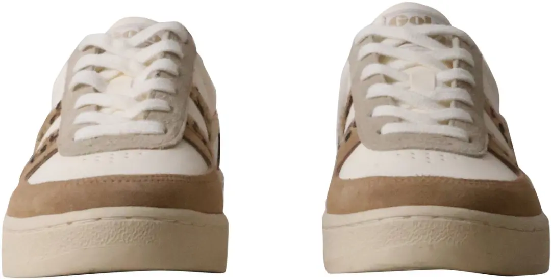 Gola Grandslam Safari Quadrant Leren Sneakers - Wit