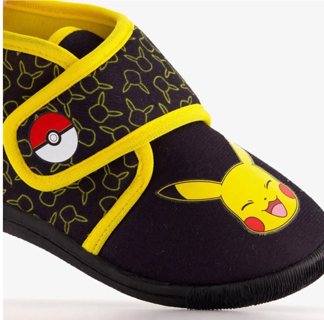 Pokemon Jongens Pantoffel Zwart/geel