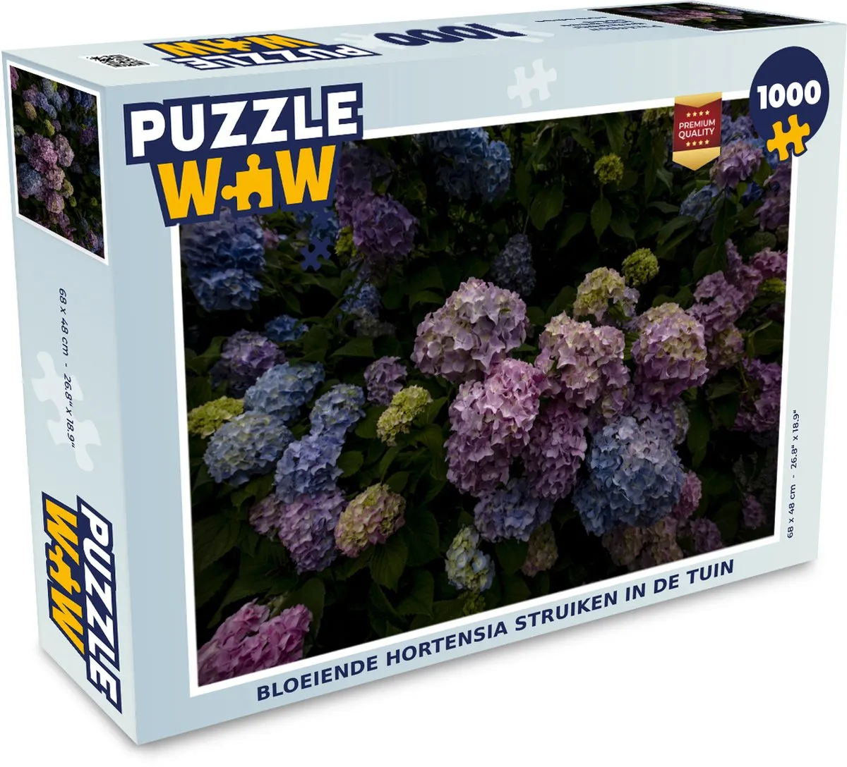 PuzzleWow Bloeiende Hortensia Legpuzzel 1000 Stuks