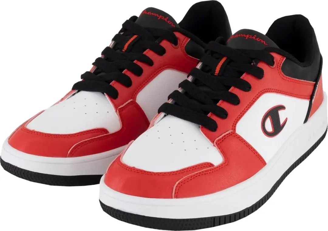 Champion RD 2.0 LOW herensneaker S21906-CHA-RS001 wit/zwart/rood
