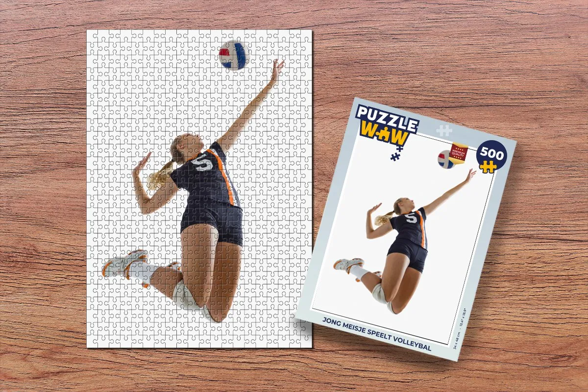 PuzzleWow Volleybal Puzzel 500 Stuks - Multicolor