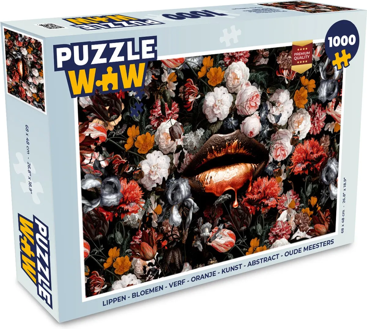 PuzzleWow Bloemen Legpuzzel 1000 Stuks