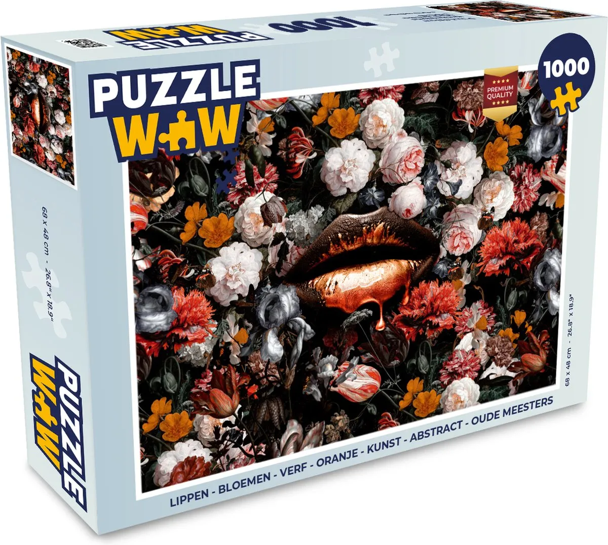 PuzzleWow Bloemen Legpuzzel 1000 Stuks - Multicolor