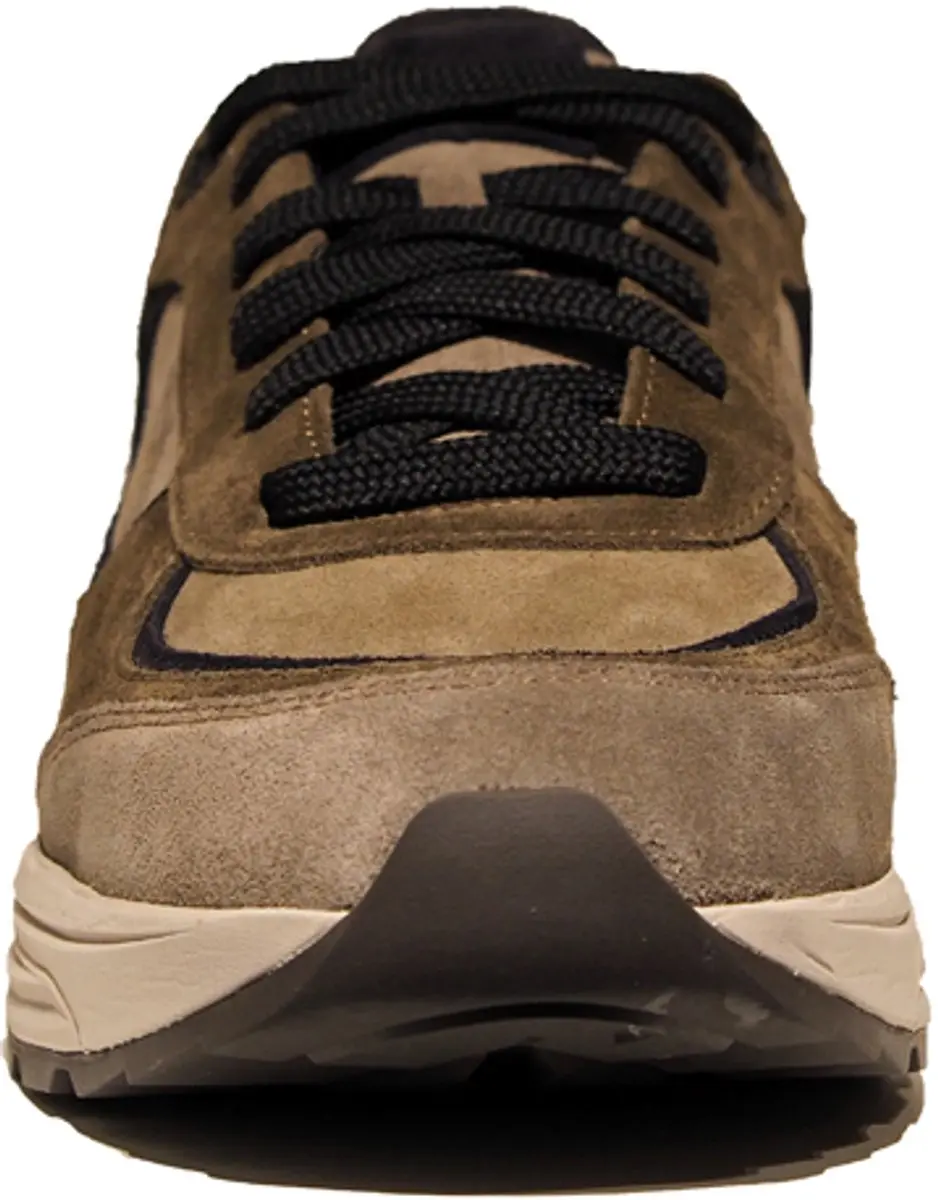Xsensible Manhattan Suède Heren Sneakers - Bruin - Maat 46