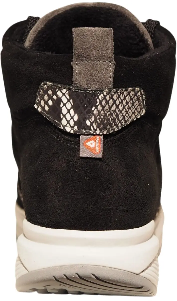 Xsensible SWX31 Dames Veterboots - Suède Zwart