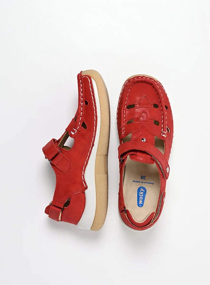 Wolky Esperanza Dames Comfortschoenen 38 - Rood