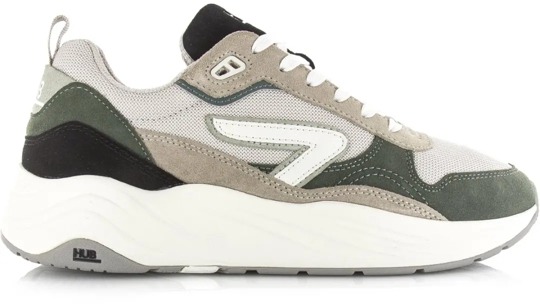 Hub Glide Lage Sneakers - 41 - Bone/Off White/Sage Green