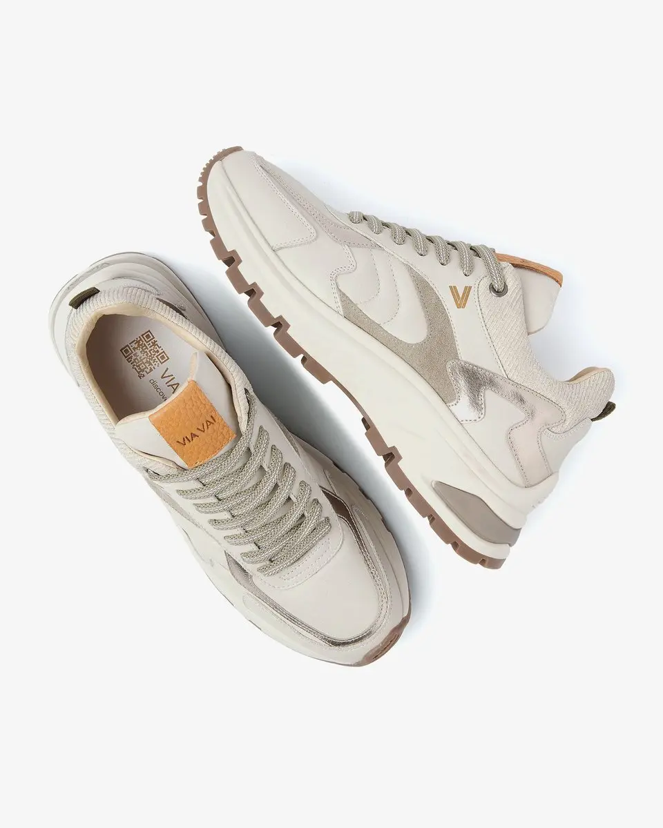 VIA VAI Liz Leighton Sneakers Dames - Beige - afbeelding 3 van 6
