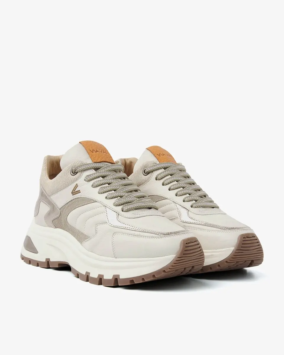 VIA VAI Liz Leighton Sneakers Dames - Beige - afbeelding 2 van 6
