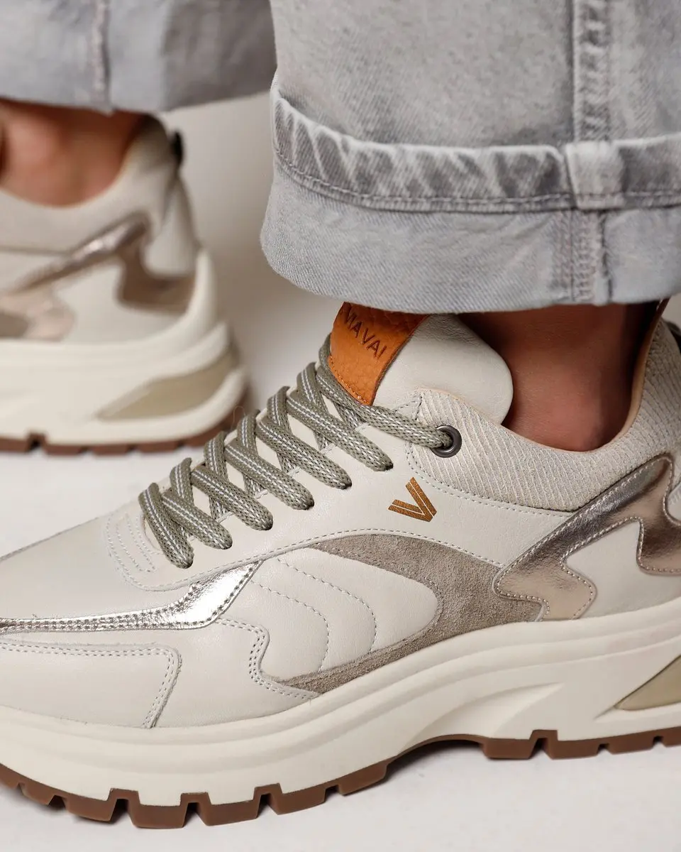 VIA VAI Liz Leighton Sneakers Dames - Beige - afbeelding 5 van 6