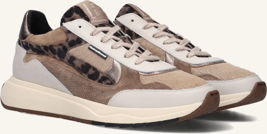Floris van Bommel Suvi Sneakers Sfw-10159 - Leer - Beige - Maat 41