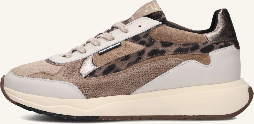 Floris van Bommel Suvi Sneakers Sfw-10159 - Leer - Beige - Maat 41