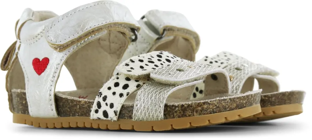 Shoesme Metallic Gouden Sandaal Hartje