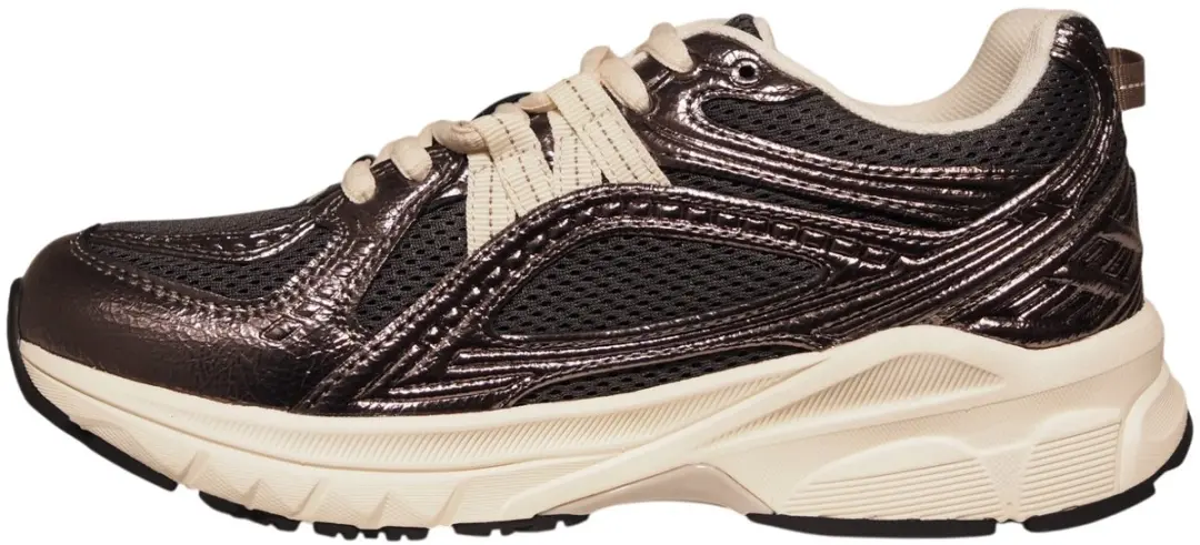 Maruti Nola Leather Sneakers - Metallic Anthracite - afbeelding 2 van 6