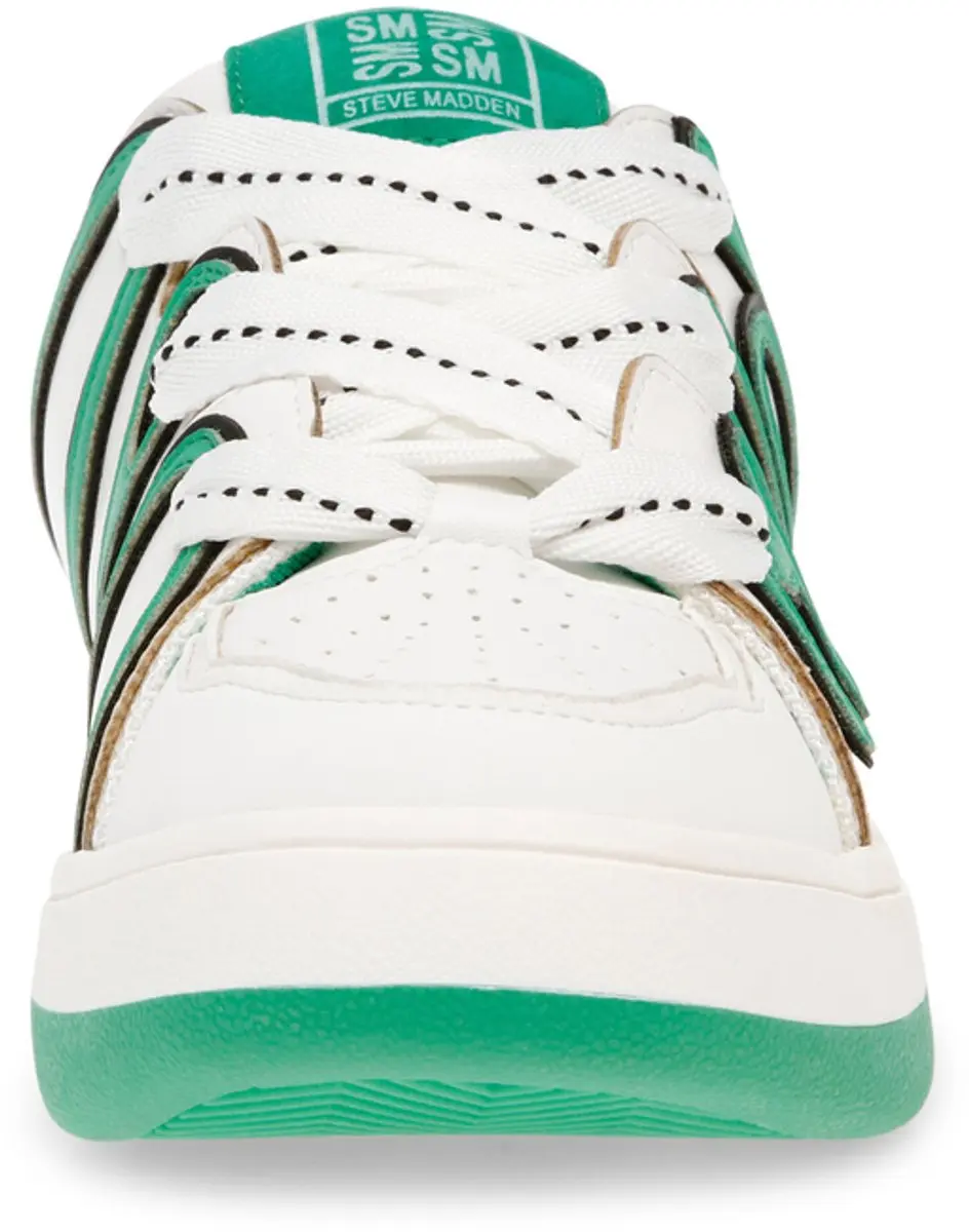 Steve Madden Retro Lite Damestrainers 37 - Wit/Emerald