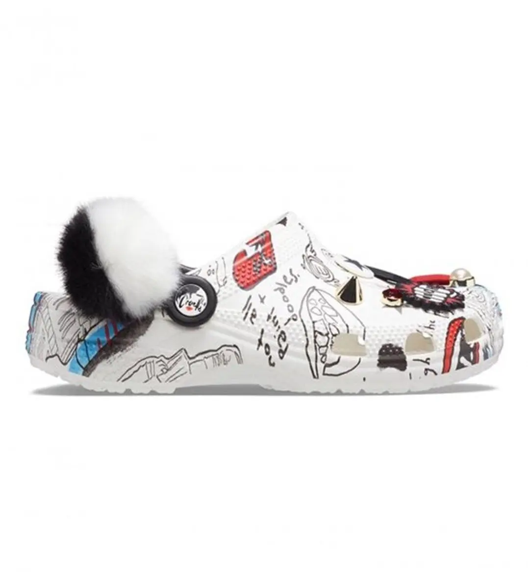 Crocs Classic Cruella Clog Wit 37/38 US M4/W5