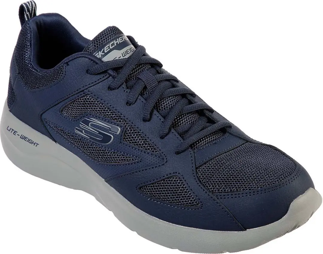 Skechers Dynamight 2.0 Fallford Heren Sportschoenen - Blauw - afbeelding 2 van 6
