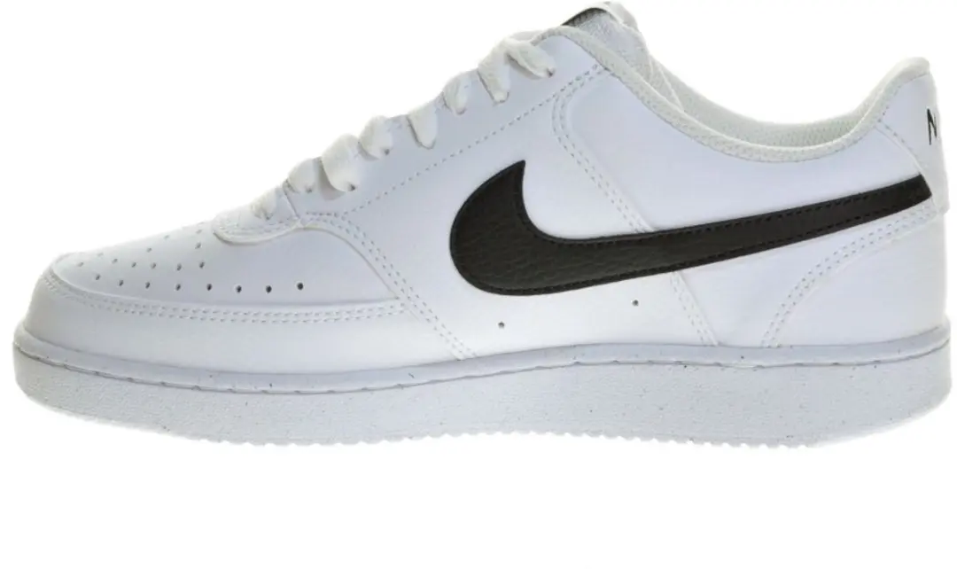 Nike Court Vision Low Next Nature Heren Sneakers - Wit/Zwart