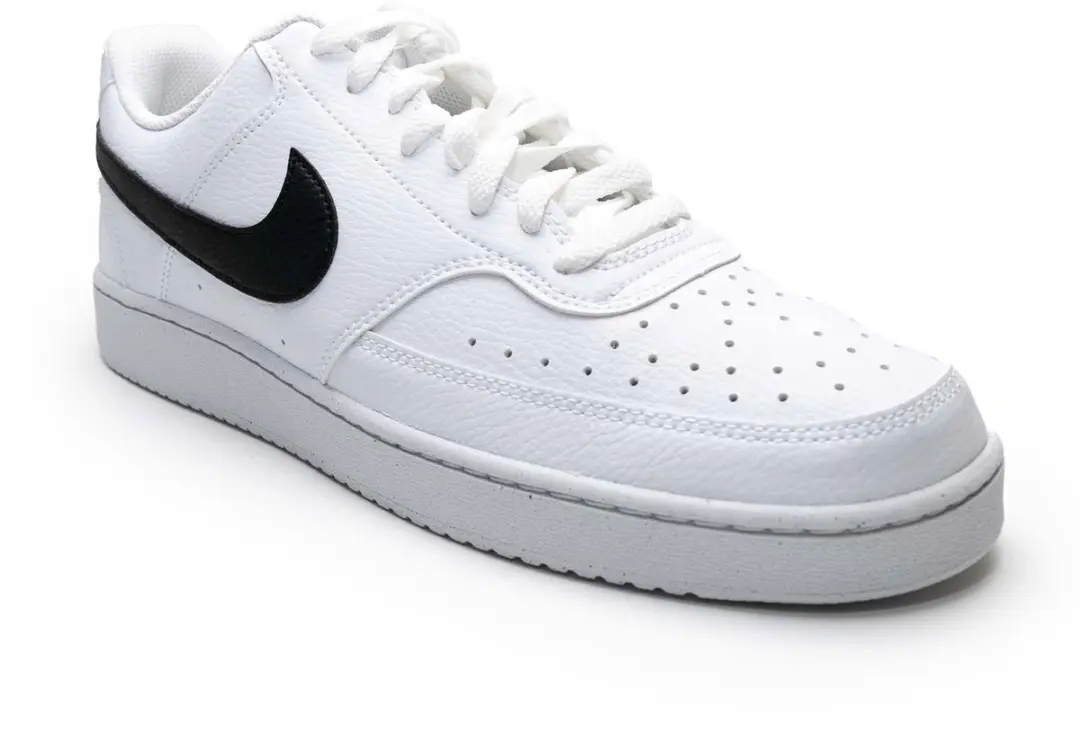 Nike Court Vision Low Next Nature Heren Sneakers - Wit/Zwart