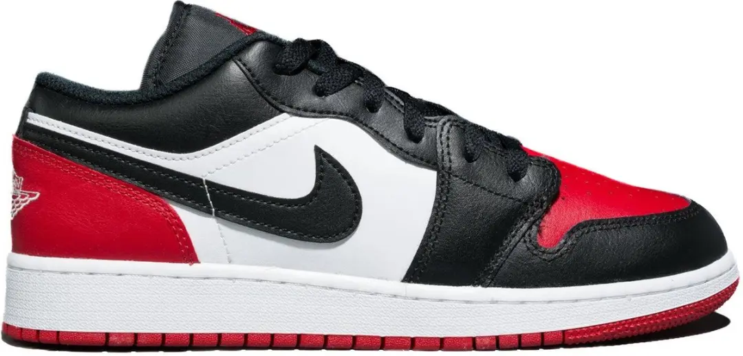 Nike Air Jordan 1 Low GS 'Bred Toe'