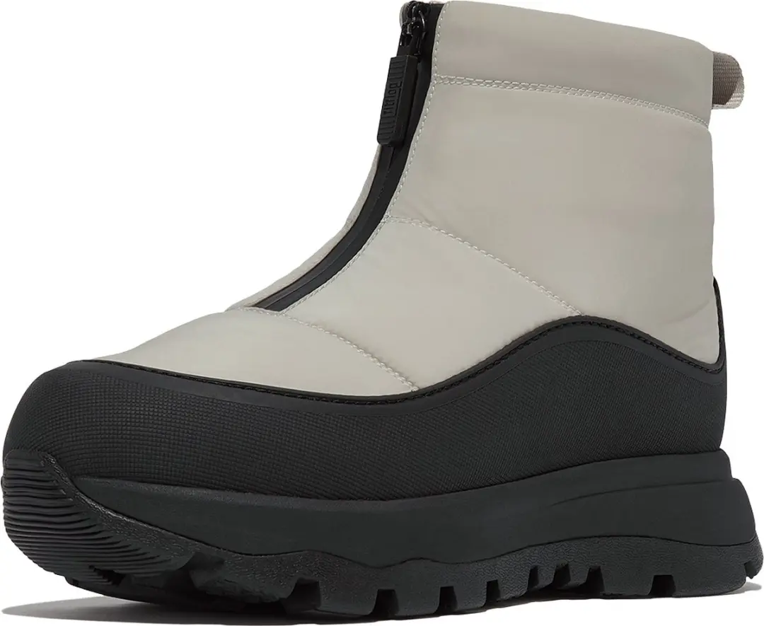 FitFlop FitFlop Neo-D-Hyker Padded/Quilted Boot Short (Zip) GRIJS