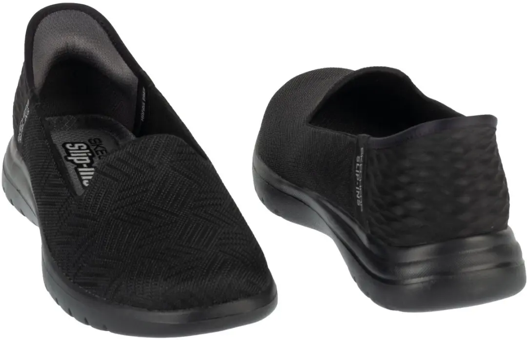 Skechers Slip-Ins On The Go Flex Clover - Vrouwen Schoenen 35.5 - Zwart - afbeelding 5 van 5